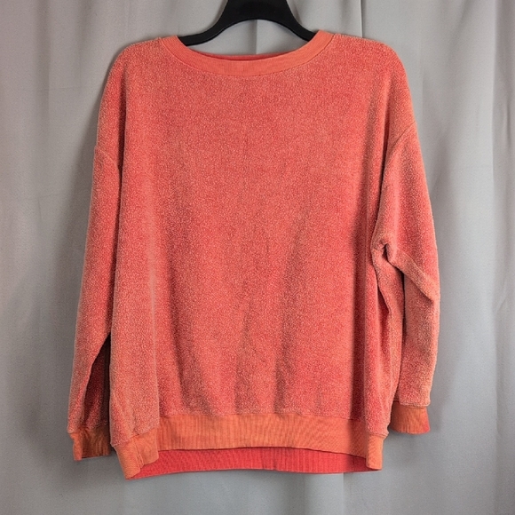 Wildfox Peach Crew Neck Sweater - Picture 1 of 4